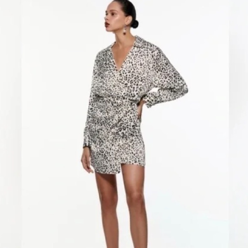 Zara Wrap Mini Dress